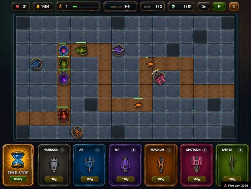 aliens tower defense