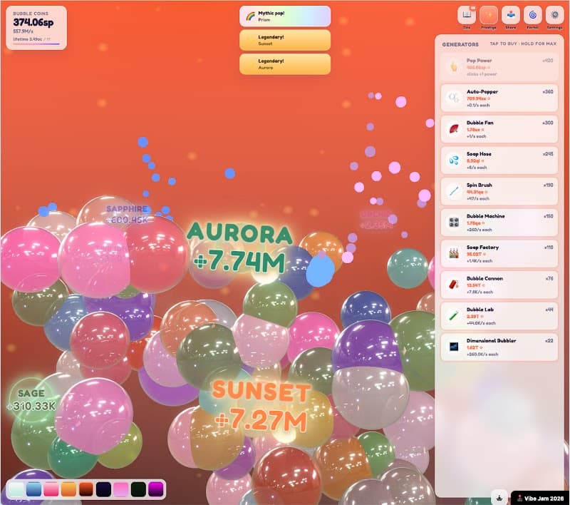 Bubble Popverse