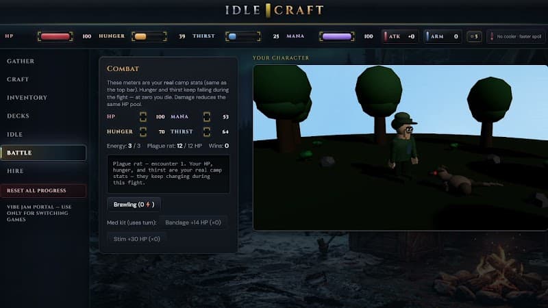IDLE-CRAFT: The Curse