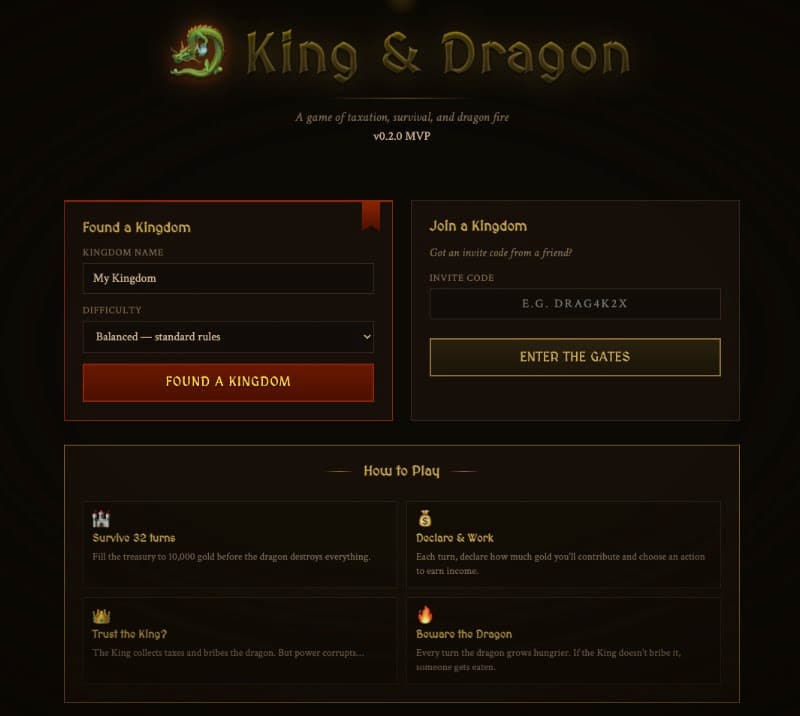 King and Dragon