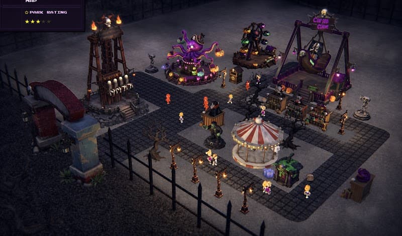 Theme Park Spooky Vibe