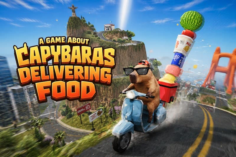 A Game About Capybaras Delivering Food
