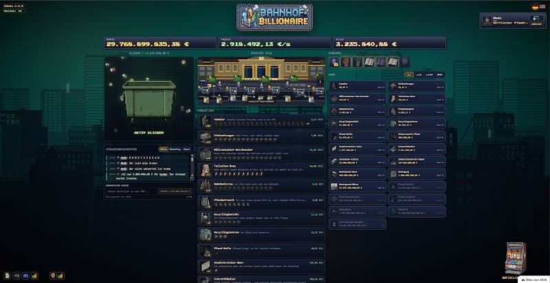 Bahnhof Billionaire (Trainstation Billionaire)